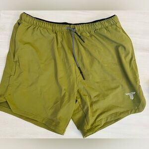 Takedown Olive Green‎ Men’s XL Atheltic Shorts with Drawstring